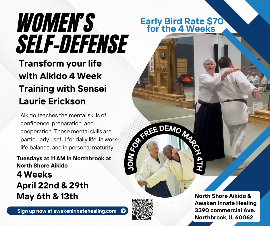 Women’s Self-Defense Class -Aikido 4 Week Training with Sensei Laurie Erickson