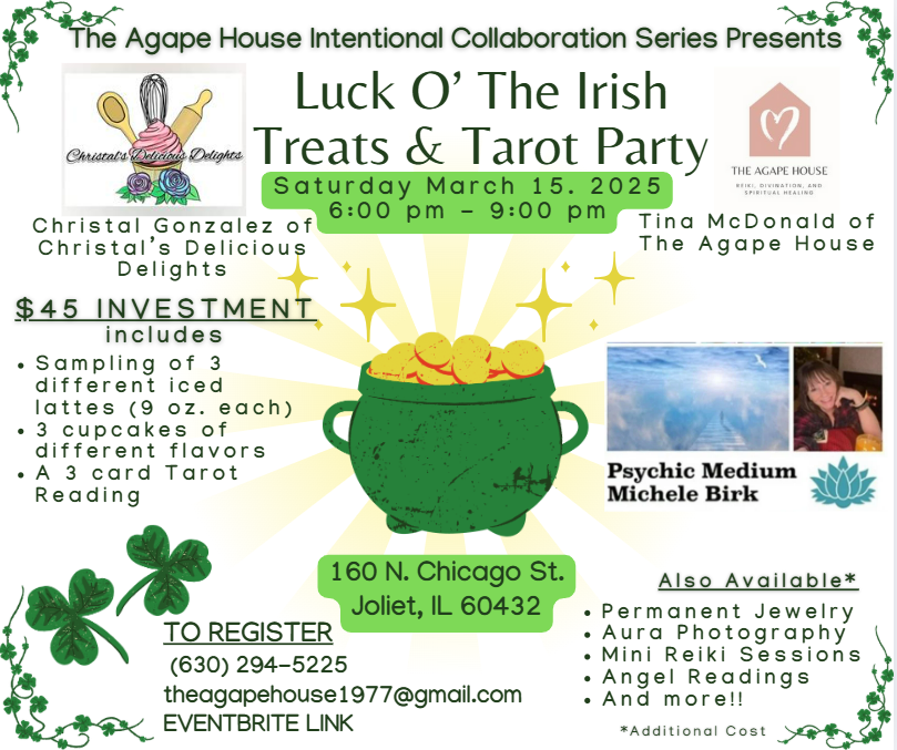 Luck O’ The Irish Treats & Tarot Party