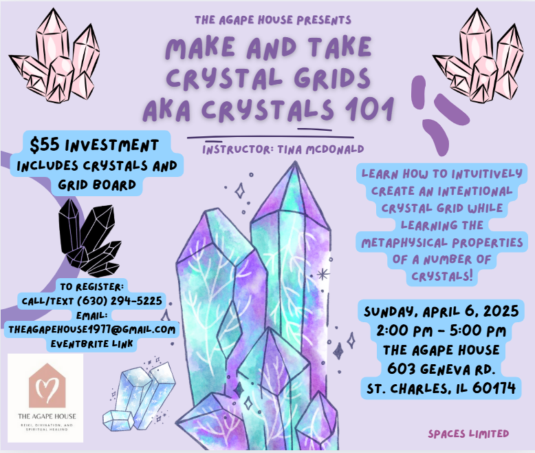 Make and Take Crystal Grids aka Crystals 101