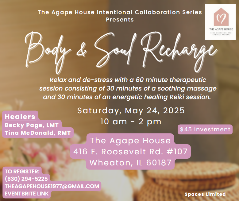 Body & Soul Recharge: A Massage & Reiki Healing Experience