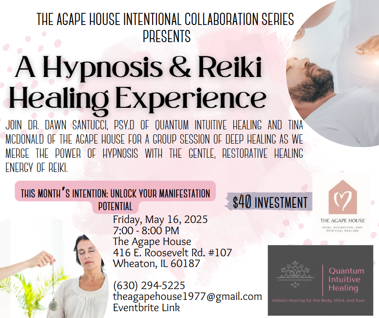 A Hypnosis & Reiki Healing Experience: Unlock Your Manifestation Potential