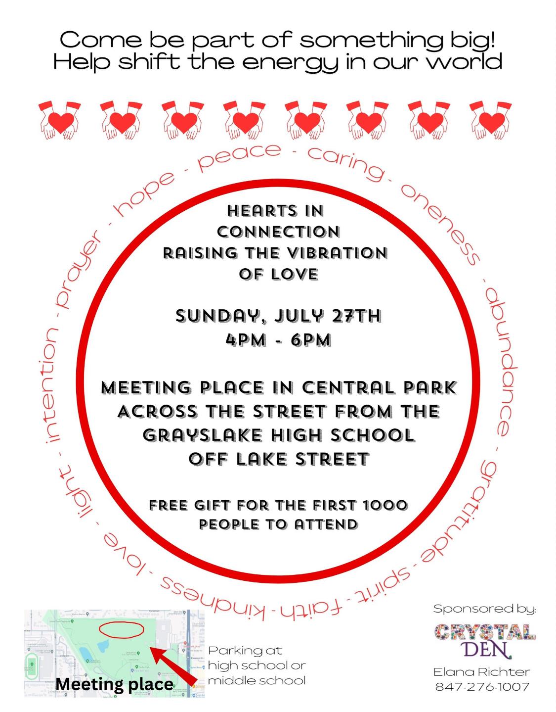 Hearts in Connection Raising the Vibration of Love