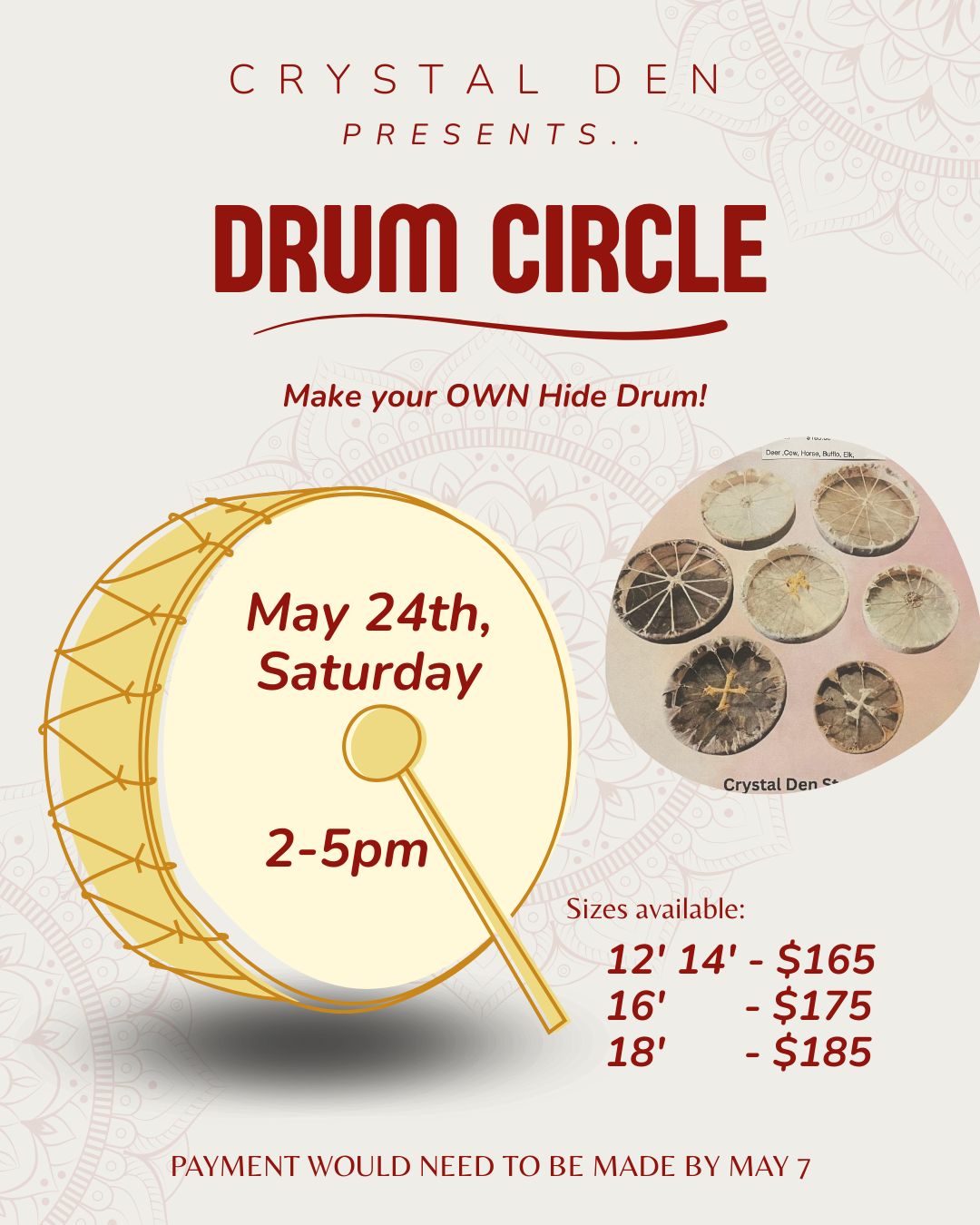 Make Your Own Animal Hide Drum